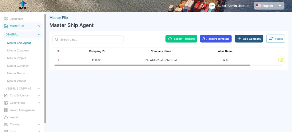 Samudra Tujuh interface